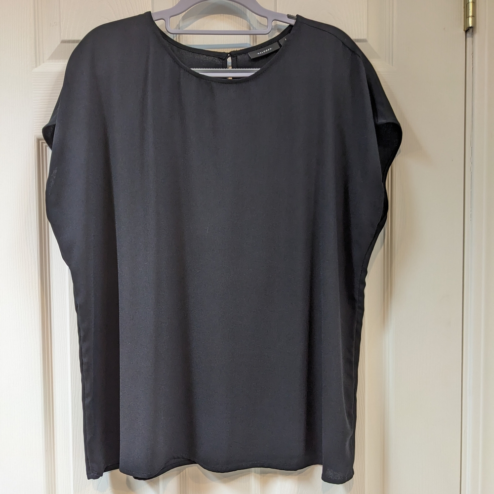 Halogen Elegant Black Blouse